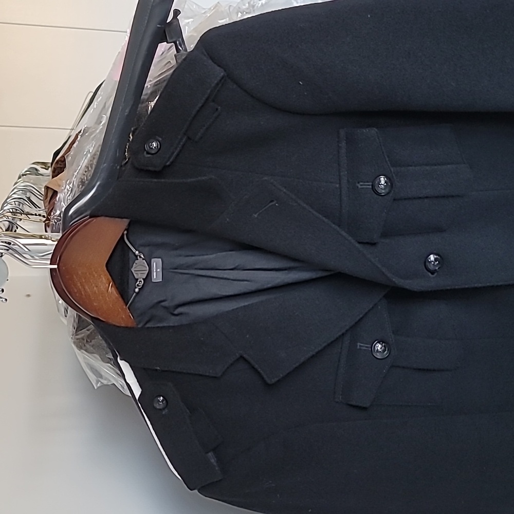 Vintage Armani Exchange 95% Wool 5% Cashmere Sports Jacket - Picture 2 of 6